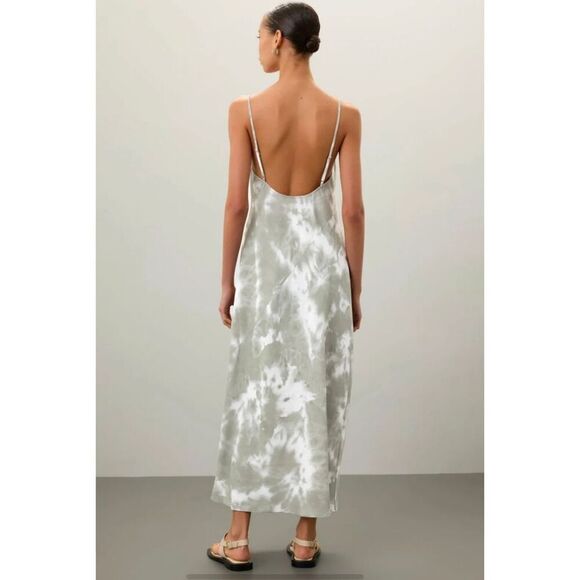 Thakoon Tie‎ Dye Midi Slip Dress Green Multi Size 14 - Picture 2 of 12